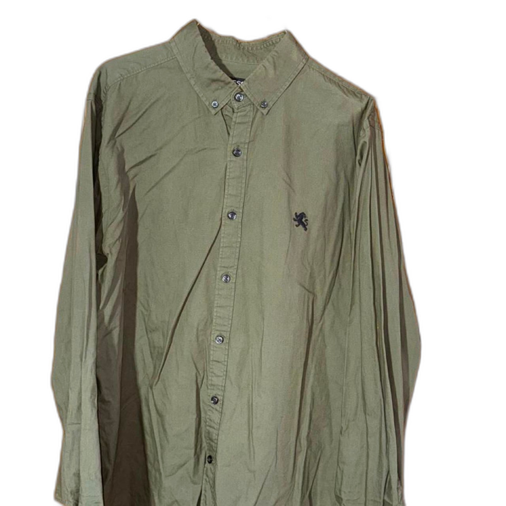Mens Express Camo Green Shirt sz L